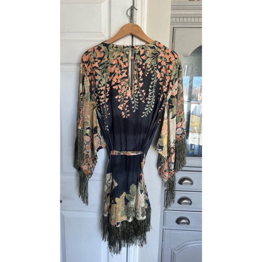 Free People Spell & the Gypsy Collective Small Willow Tassell Dress Fringe Boho - Picture 4 of 10